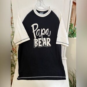 LAZY ONE MENS Tee Shirt "PAPPA BEAR" size med